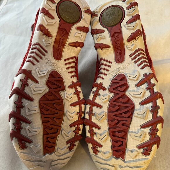 Allrounder by Mephisto NIRO Mary Jane Flats, Red Suede Women Size 5.5 $179 - Picture 6 of 7